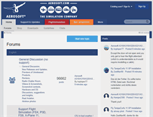 Tablet Screenshot of forum.aerosoft.com